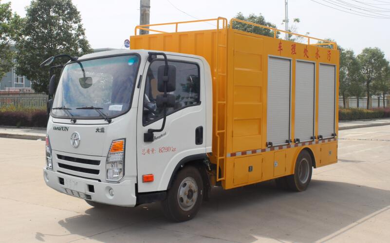 大運國五黃牌污水處理車